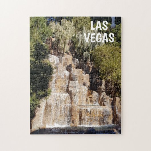 Waterval Casino in Las Vegas Uitdagend Legpuzzel (Verticaal)
