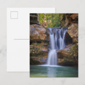 Waterval | Cedar-Herfsten, Ohio Briefkaart (Voorkant / Achterkant)