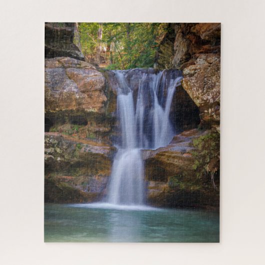 Waterval | Cedar-Herfsten, Ohio Legpuzzel (Verticaal)