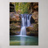 Waterval | Cedar-Herfsten, Ohio Poster (Voorkant)