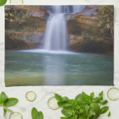 Waterval | Cedar-Herfsten, Ohio Theedoek (Gevouwen)