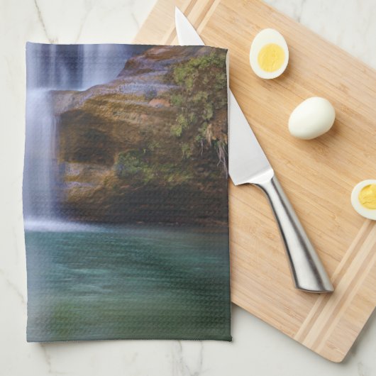 Waterval | Cedar-Herfsten, Ohio Theedoek (Quarter Fold)