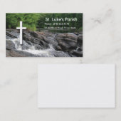 Waterval Christelijk Visitekaartje (Voorkant / Achterkant)