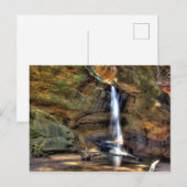 Waterval, Conkle's Hollow, Ohio Briefkaart (Voorkant / Achterkant)
