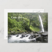 Waterval, Costa Rica Briefkaart (Voorkant / Achterkant)
