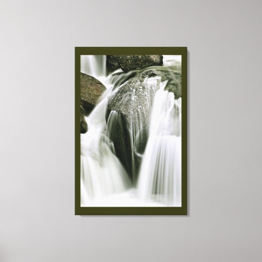 WATERVAL DETAIL IN SEPIA CANVAS AFDRUK (Voorkant)