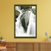 WATERVAL DETAIL IN SEPIA CANVAS AFDRUK (Insitu (Woonkamer))