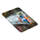 Waterval en boot, Chili Magneet (Rechterzijde)