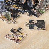 Waterval en brug Puzzel (Zijkant)