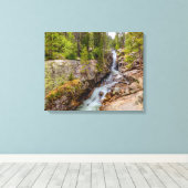 Waterval en Cascade Canvas Afdruk (Insitu (Houten vloer))