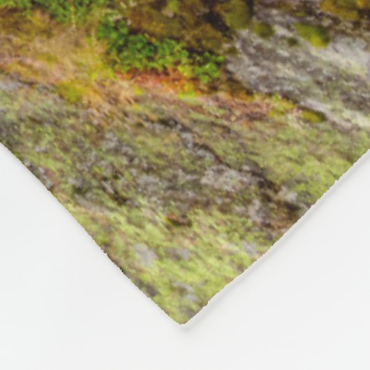 Waterval en Cascade Fleece Deken (Hoek)