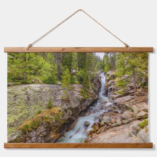 Waterval en Cascade Hangend Wandkleed (Voorkant)
