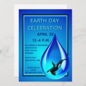 Waterval en orca kaart (Voorkant / Achterkant)