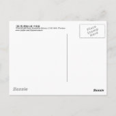 Waterval en Paard, Katsushika Hokusai Briefkaart (Achterkant)