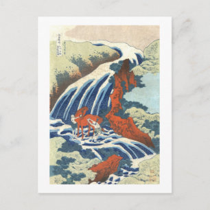 Waterval en Paard, Katsushika Hokusai Briefkaart