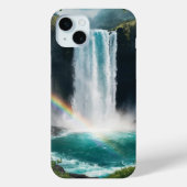 Waterval en regenboog Case-Mate iPhone case (Achterkant)