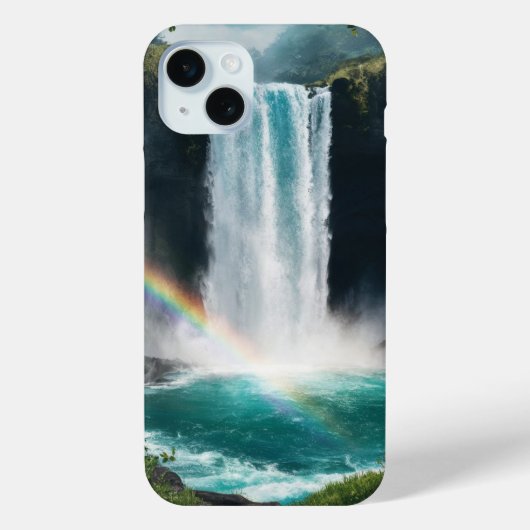 Waterval en regenboog Case-Mate iPhone case (Achterkant)