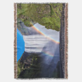 Waterval en regenboog deken (Voorkant Verticaal)