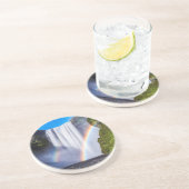 Waterval en regenboog zandsteen onderzetter (Zijkant)