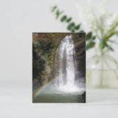 Waterval en regenboogBriefkaart Briefkaart (Staand voorkant)