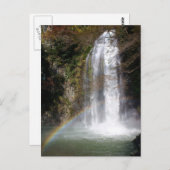Waterval en regenboogBriefkaart Briefkaart (Voorkant / Achterkant)