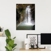 Waterval en regenboogPoster Poster (Thuiskantoor)