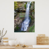 Waterval- en Rocks Poster-papier (matte) Poster (Keuken)