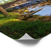 Waterval en Stroom in het centrale noorden van Car Poster (Hoek)