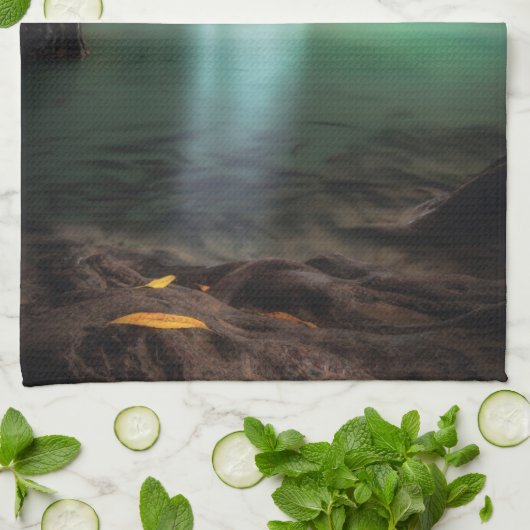 Waterval | Erawan Waterfall, Thailand Theedoek (Gevouwen)