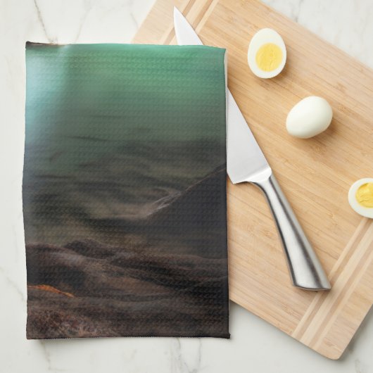 Waterval | Erawan Waterfall, Thailand Theedoek (Quarter Fold)