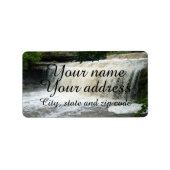 Waterval Etiket (Voorkant)
