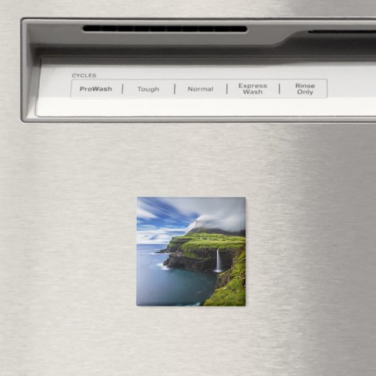 Waterval | Faeröer, Denemarken Magneet (Insitu (Vaatwasser))