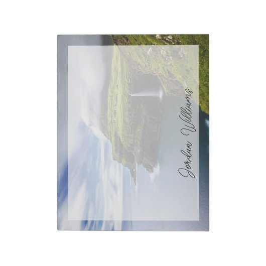 Waterval | Faeröer, Denemarken Notitieblok (Linkerzijde)