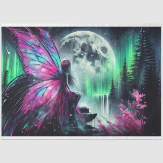 Waterval Fairy Tissue Papier (Voorkant)