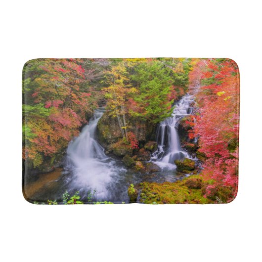 Waterval | Faucet Waterfall Nikko Japan Herfst Badmat (Voorkant)