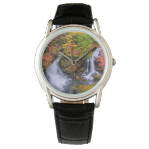 Waterval   Faucet Waterfall Nikko Japan Herfst Horloge