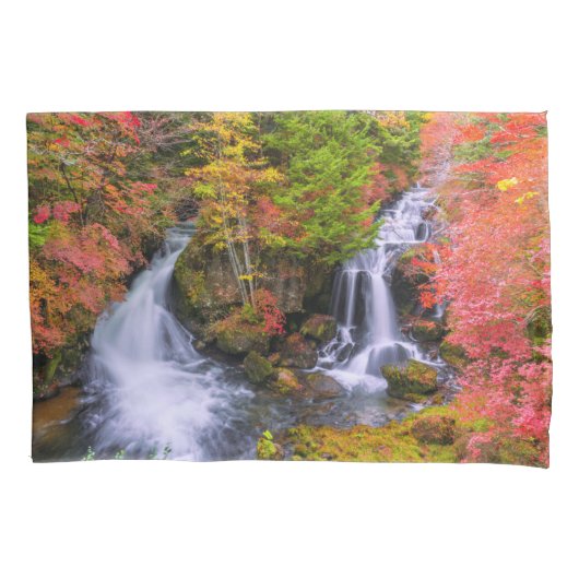Waterval | Faucet Waterfall Nikko Japan Herfst Kussensloop (Voorkant)