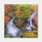 Waterval | Faucet Waterfall Nikko Japan Herfst Magneet (Voorkant)