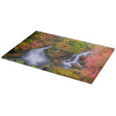 Waterval | Faucet Waterfall Nikko Japan Herfst Snijplank (Hoek)