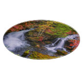 Waterval | Faucet Waterfall Nikko Japan Herfst Snijplank (Hoek)