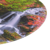 Waterval | Faucet Waterfall Nikko Japan Herfst Snijplank (Hoek)