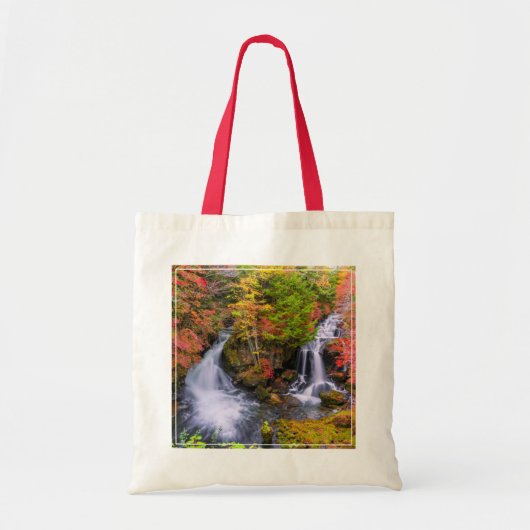Waterval | Faucet Waterfall Nikko Japan Herfst Tote Bag (Voorkant)