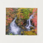 Waterval | Faucet Waterfall Nikko Japan Herfst Wandkleed (Voorkant (horizontaal))