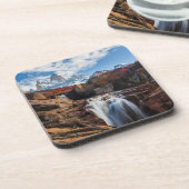 Waterval | Fitz Roy Mountain, Argentinië Bier Onderzetter (Linkerzijde)