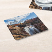 Waterval | Fitz Roy Mountain, Argentinië Kartonnen Onderzetters (Schuin)