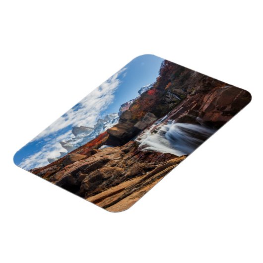 Waterval | Fitz Roy Mountain, Argentinië Magneet (Linkerzijde)