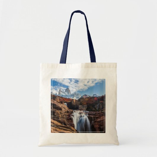 Waterval | Fitz Roy Mountain, Argentinië Tote Bag (Voorkant)