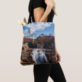 Waterval | Fitz Roy Mountain, Argentinië Tote Bag (Dichtbij)