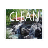 Waterval flexibele magneet voor "schone" vaatwasse (Horizontaal)