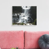 Waterval foto genomen in natuur gemaakt als een canvas afdruk (Insitu (Woonkamer))
